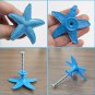 Starfish Drawer Pulls and Knobs 8Pack Glittery Animal Cabinet Knobs Cute Knobs f