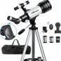 Telescope for Adults & Kids, 70Mm Aperture 400Mm Refractor Telescope (24X-180X)