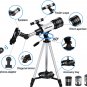 Telescope for Adults & Kids, 70Mm Aperture 400Mm Refractor Telescope (24X-180X)