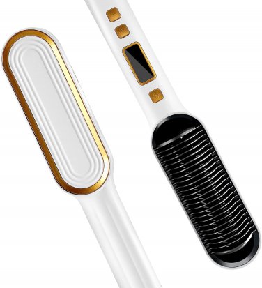 Hair Straightener Brush for Thick Hair, Heated Hair Straightening Brush, Hair Br