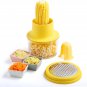 Corn Peeler, Corn Stripper, Corn Cob Stripping Tool Corn Cutter & Remover with B