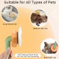 Cat Grooming Glove Brush,Self-Cleaning Slicker Pet Brush for Short and Long Hair