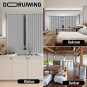 Curtain Rods for Windows 30 to 88 Inch,5/8 Inch Pole Metal Standard Decorative B