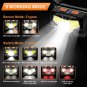 Headlamp Rechargeable, 1300 Lumen Ultra-Light Bright LED Rechargeable Headlight