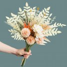 Fake Artificial Flowers Bouquets, 21.6” Faux Silk Flowers with Greenery Stems fo