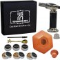 Cocktail Smoker Kit with Torch, Upgraded Old Fashioned Bourbon Smoker Kit with 6
