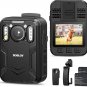 B4K2 128/256GB 4K Body Worn Camera with GPS, Two 3000Mah Batteries for 14-16Hour