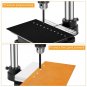 Leather Press Leather Hole Puncher Upgraded Hand Punching Machine with Prong Pun
