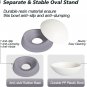 Hi, Ravitat Cat Bowls Elevated Cat Food Bowl Adjustable Cat Dish Anti-Slip and A