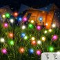 Solar Garden Lights, 2 Pack Solar Firefly Lights, New Upgraded Garden Lights Sol