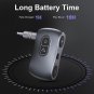 Aux Bluetooth Adpater for Car, Bluetooth 5.3 Transmitter Receiver Noise Cancelli