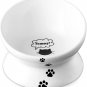 Cat Bowl anti Vomiting, Raised Cat Food Bowls, Tilted Elevated Cat Bowl, Ceramic