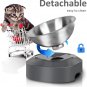 Raised Cat Food Bowl, Stainless Steel Cat Dish for Food Water anti Vomiting Elev