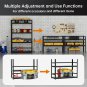 Heavy Duty Garage Shelving, 4-Tier Industrial Garage Storage Shelves Racks, Adju