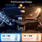 Car Windshield Sun Shade Umbrella, Upgraded Car Shade Front Windshield with 360°