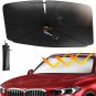 Car Windshield Sun Shade Umbrella, Upgraded Car Shade Front Windshield with 360°