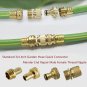 Quick Connect Garden Hose Fitting 3/4 GHT Lead-Free Solid Brass with 4 Rubber Wa