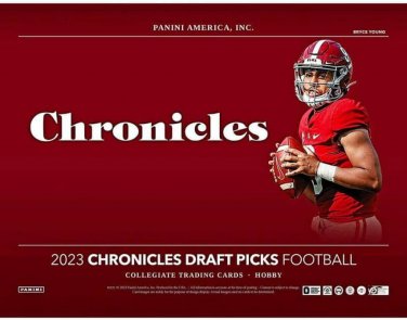 2023 Panini  Draft Picks Football Hobby Box (6 Packs/8 Cards: 3 Autos, 1 Mem)