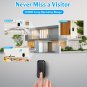 Wireless Doorbell, Waterproof Mini Door Bell Chime Kit Operating at 500Ft Range