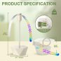 2-PC Fly Fans for Tables, Indoor Outdoor Food Fan, Fly Fan with Flexible Goose-N