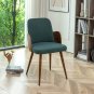 Mid Century Modern Dining Chairs,Upholstered Dining Chairs with Bentwood Backres