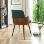 Mid Century Modern Dining Chairs,Upholstered Dining Chairs with Bentwood Backres