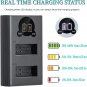 Tengdaxing LP-E12 Battery Charger Compatible with Canon EOS M, M2, M10, M50, M50