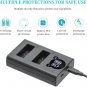 Tengdaxing LP-E12 Battery Charger Compatible with Canon EOS M, M2, M10, M50, M50