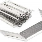 Prong Paper Fasteners, 50Pcs 80Mm File Fasteners 2-Hole Metal Prong Paper Fasten