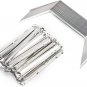 Prong Paper Fasteners, 50Pcs 80Mm File Fasteners 2-Hole Metal Prong Paper Fasten
