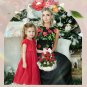 4PCS Flower Girl Baskets for Wedding,White Ivory Flower Girl Basket/Lace Bow Han