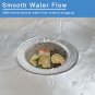 2 PCS Sink Strainer for Most Kitchen Sink Drain Basket, Upgraded Double-Layer Sa