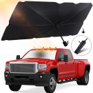 Car Windshield Sun Shade, Foldable Umbrella Reflective Sunshade for Car Front Wi