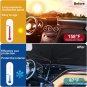 Car Windshield Sun Shade, Foldable Umbrella Reflective Sunshade for Car Front Wi