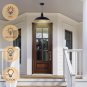 Farmhouse Pendant Light with 16 Inch Dome for Outdoor and Indoor Use, Barn Style