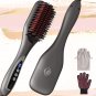 Hair Straightener Brush Ceramic Heating,  2-In-1 Enhanced Ionic Hair Straighteni