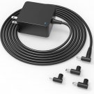Charger for Asus Laptop, (Safety Certified by UL), round Power Connector, 65W, 4