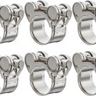 6 Pack 17-19Mm T Bolt Hose Clamp,304 Stainless Steel Adjustable Heavy Duty Hose
