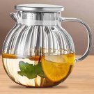 SITIEPA Glass Tea Pot Kettles Stovetop Safe, 44Oz/300Ml Heatproof Borosilicate G
