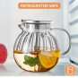 SITIEPA Glass Tea Pot Kettles Stovetop Safe, 44Oz/300Ml Heatproof Borosilicate G