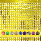 Sparkling Ellipse Gold Backdrop Metallic Tinsel Foil Fringe Curtains Photo Booth