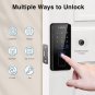 Keyless Entry Door Lock, Smart Lock for Front Door with Doorbell, Fingerprint Do