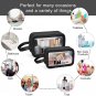 Toiletry Bag for Women Men, Translucent Waterproof 2 Pcs Makeup Cosmetic Bag Tra