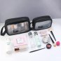 Toiletry Bag for Women Men, Translucent Waterproof 2 Pcs Makeup Cosmetic Bag Tra