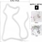 Cute Cat Neon Sign, Warm White Cat Cat Kitty Led Neon Lights Powered by USB or B