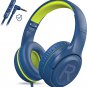Kids Headphones for School Toddler Wired with Microphone Plug in Bulk Boys Heads