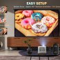 [Electric Focus] 5G Wifi Mini Bluetooth Projector 4K Support, 300 ANSI HD 1080P