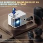 [Electric Focus] 5G Wifi Mini Bluetooth Projector 4K Support, 300 ANSI HD 1080P
