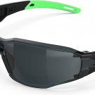 Safety Glasses Goggles - Adjustable Nose Pad (Black Lens)
