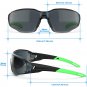 Safety Glasses Goggles - Adjustable Nose Pad (Black Lens)